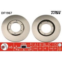 Disc frana TRW AUTOMOTIVE