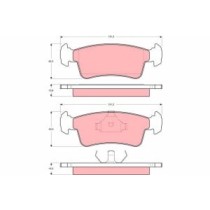 Set placute frana,frana disc TRW AUTOMOTIVE