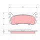 Set placute frana disc spate TRW AUTOMOTIVE Mazda 323 C V F V S V 1.3-2.0 05.94-09.98 inaltime 43.0mm latime 102.1mm grosime 12.0mm