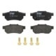 Set placute frana Spate cu suplimente suruburi ghidare etrier 36.8mm 88.8mm 13.4mm Honda Civic Suzuki Swift TRW AUTOMOTIVE