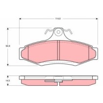 Set placute frana,frana disc TRW AUTOMOTIVE