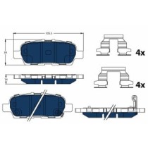 Set placute frana,frana disc TRW AUTOMOTIVE