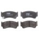 Set placute frana Fata NISSAN ALMERA I PATROL GR V 1.4-4.8 09.95- TRW AUTOMOTIVE Inaltime 48.0mm Latime 108.5mm Grosime 16.0mm