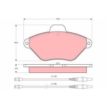 Set placute frana,frana disc TRW AUTOMOTIVE