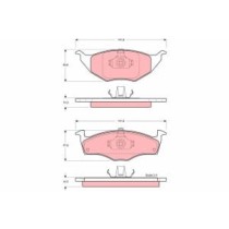 Set placute frana,frana disc TRW AUTOMOTIVE