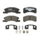 Set placute frana Fata TRW AUTOMOTIVE DAIHATSU CUORE V-VII, MITSUBISHI MIRAGE, TOYOTA PIXIS SPACE 0.7/1.0/1.2 11.98-