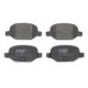 Set plăcuțe frână spate TRW CITROEN JUMPER FIAT 500 Doblo 43.9mm 95.8mm 14.5mm fără senzor uzură