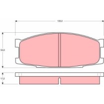 Set placute frana,frana disc TRW AUTOMOTIVE