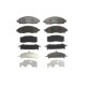 Set placute frana fata TRW AUTOMOTIVE NISSAN LEAF NAVARA X-TRAIL 1.6D-Electric 54mm inaltime 165.5mm latime 17mm grosime