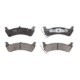 Set placute frana spate disc TRW Automotive Ford USA Windstar Jeep Cherokee Mazda Navajo 2.5/3.8/4.0 09.91-08.04 45.2x140.3x14.6 mm