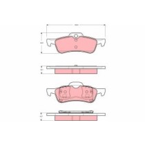 Set placute frana,frana disc TRW AUTOMOTIVE