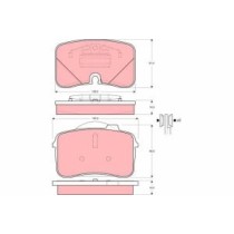 Set placute frana,frana disc TRW AUTOMOTIVE