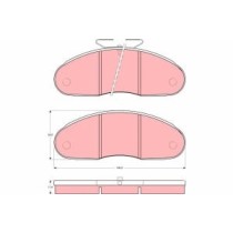 Set placute frana,frana disc TRW AUTOMOTIVE