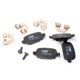 Set placute frana spate cu suplimente suruburi etrier OPEL CORSA C TIGRA 1.3D/1.4/1.8 09.00-12.10 TRW 43.9mm 95.5mm 13.8mm