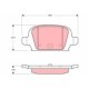 Set placute frana spate cu suplimente suruburi etrier OPEL CORSA C TIGRA 1.3D/1.4/1.8 09.00-12.10 TRW 43.9mm 95.5mm 13.8mm