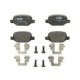 Set placute frana disc Spate TRW AUTOMOTIVE cu suplimente suruburi ALFA ROMEO 147 156 1.6-3.2 Inaltime 43.9mm Latime 95.8mm Grosime 15.8mm