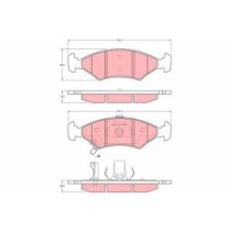 Set placute frana,frana disc TRW AUTOMOTIVE