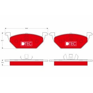 Set placute frana,frana disc TRW AUTOMOTIVE