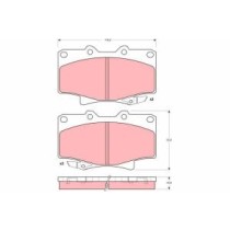 Set placute frana,frana disc TRW AUTOMOTIVE