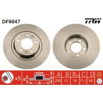 Disc frana TRW AUTOMOTIVE