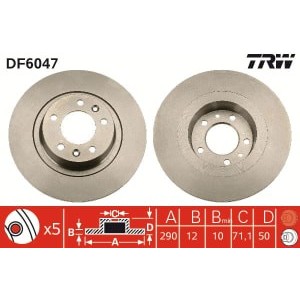 Disc frana TRW AUTOMOTIVE