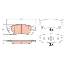 Set placute frana,frana disc TRW AUTOMOTIVE