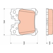 Set placute frana,frana disc TRW AUTOMOTIVE