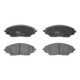 Set placute frana Fata TRW AUTOMOTIVE Inaltime 53.6mm Latime 142.0mm Grosime 17.2mm Chevrolet Aveo 1.2-1.6 03.11-