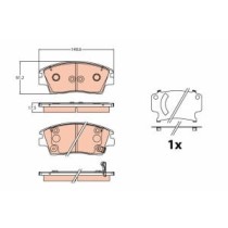 Set placute frana,frana disc TRW AUTOMOTIVE