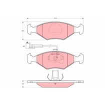 Set placute frana,frana disc TRW AUTOMOTIVE