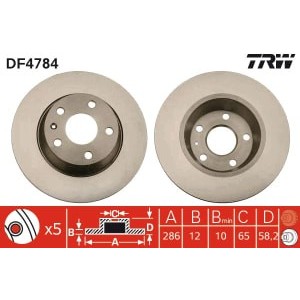 Disc frana TRW AUTOMOTIVE