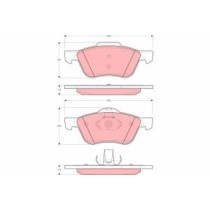 Set placute frana,frana disc TRW AUTOMOTIVE