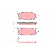 Set placute frana,frana disc TRW AUTOMOTIVE