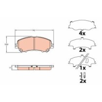 Set placute frana,frana disc TRW AUTOMOTIVE