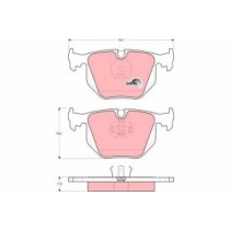 Set placute frana,frana disc TRW AUTOMOTIVE