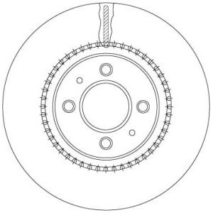 Disc frana TRW AUTOMOTIVE