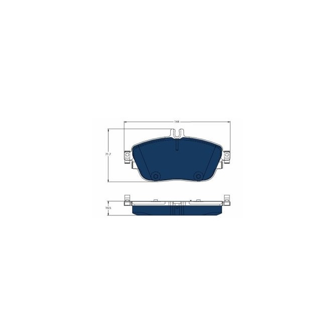 Set placute frana,frana disc TRW AUTOMOTIVE