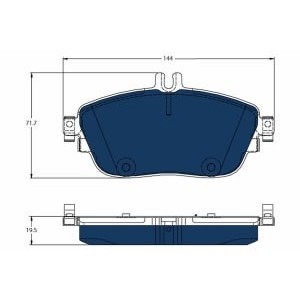 Set placute frana,frana disc TRW AUTOMOTIVE