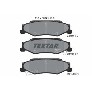 Set placute frana,frana disc TEXTAR