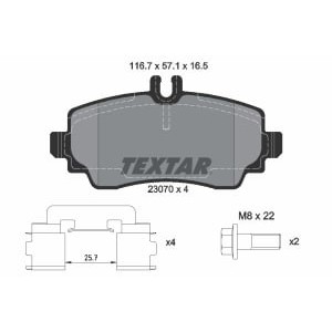 Set placute frana,frana disc TEXTAR