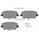 Set placute frana fata HONDA CIVIC VIII 1.4/1.8/2.2D 09.05- TEXTAR LUCAS 55.8mm 131.7mm 17.5mm cu suruburi etrier