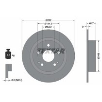 Disc frana TEXTAR