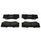 Set Placute Frana Fata TEXTAR Toyota Hilux VII 2.5D/3.0D 07.05-09.15 Inaltime 67.4mm Latime 143.6mm Grosime 16.8mm