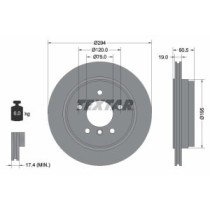 Disc frana TEXTAR