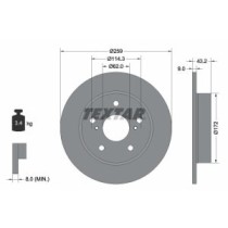 Disc frana TEXTAR