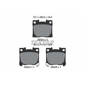 Set placute frana,frana disc TEXTAR