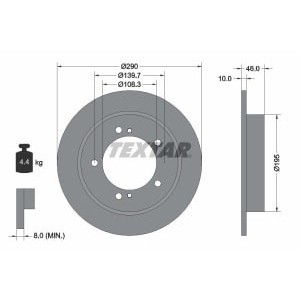 Disc frana TEXTAR