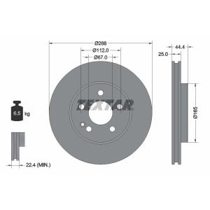 Disc frana TEXTAR