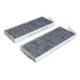 Filtru aer habitaclu carbon activ MANN-FILTER RENAULT LATITUDE 1.5D-3.0D 07.10- 25mm x 103mm x 253mm