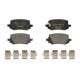 Set placute frana disc spate TEXTAR cu accesorii Hyundai Tucson Kia Sportage 1.6 11.20- inaltime 44.3mm latime 102.0mm grosime 17.4mm